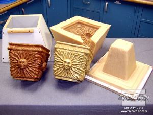 לחיצה להגדלת תמונה תבנית הגומי פוליאוריטן ליציקה ReoFlex® 40 מוכנה לביצוע היציקה הבאה.