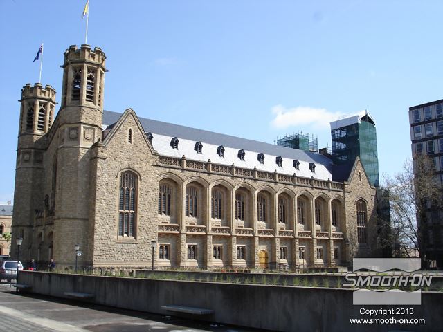 .היכל בוניטון בקמפוס של אוניברסיטת אדלייד בדרום אוסטרליה