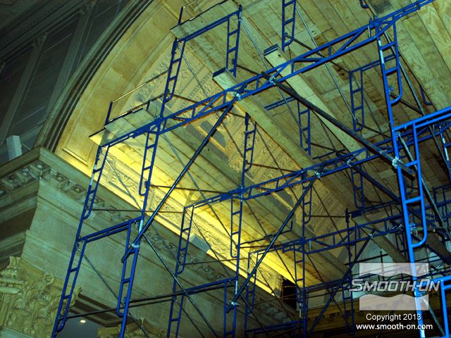 שיחזור תקרת אולם נשפים בגובה 27.5 מטר במלון  The Regent Hotel במנהטן ניו יורק