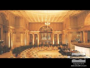 לחיצה להגדלת תמונה החלקים שנוצקו בתבנית העשויים מגבס או מבטון שולבו בתקרה המקורית בצורה מושלמת.