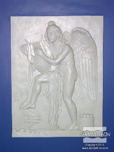 לחיצה להגדלת תמונה הפיסול המקורי הינו תבליט בעל פרטים עדינים ומעט זויות שליליות