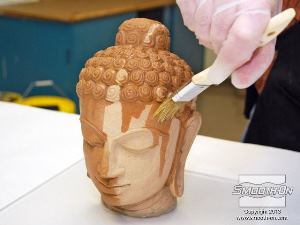 לחיצה להגדלת תמונה יש למרוח מספר שכבות SuperSeal® לפי רמת הפורוזיביות של המודל.