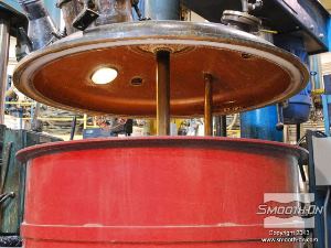 לחיצה להגדלת תמונה כלי הערבוב מוכן שוב לשימוש הרבה לפני המתוכנן וכך נחסכו אלפי דולרים של זמן בו המכונה אינה עובדת.