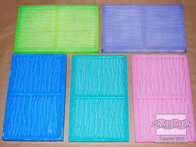 מכינים תבניות מ גומי סיליקון ליציקה בשור A30