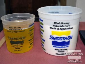 לחיצה להגדלת תמונה יחס הערבוב של הFlex Foam-iT!® 17 הוא 1A:2B לפי נפח.