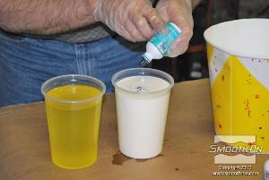 לחיצה להגדלת תמונה מוסיפים גם פימנט So-Strong ירוק למקשה של פוליאוריטן מוקצף Flex Foam-iT! X .