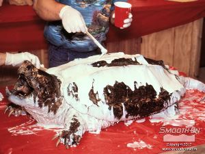 לחיצה להגדלת תמונה חוזרים על תהליך 3 השכבות של סיליקון Mold Max עם מאיץ Fast Cat® 30.