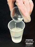 במקרה זה, כיוון שקשה להגיע לכל הזרועות, משתמשים בחומר הפרדה נוזלי. מערבבים איזופרופאנול עם סבון כלים ביחס ערבוב 2Isopropanol : 1Soap לפי נפח.