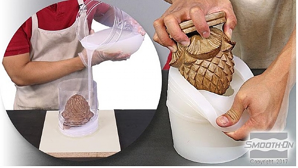 לחיצה להגדלת תמונה מתיזים שכבה נוספת כדי שיתקבל חלק חזק ובעובי אחיד.