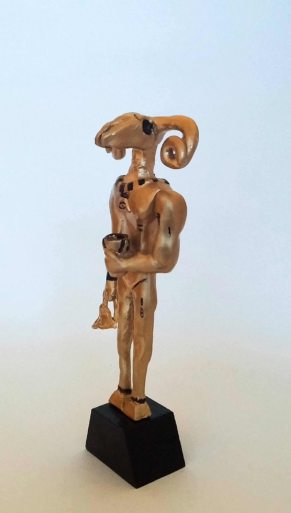 לחיצה להגדלת תמונה פסלוני אמנות בהשראת מצרים העתיקה בעזרת יציקת Smooth Cast 300