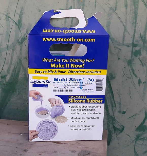 לחיצה להגדלת תמונה יצירת משקולות מבטון באמצעות סיליקון ליציקה -  MOLD STAR 30