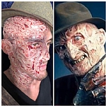 פיסול ואיפור פנים של  'פרדי קרוגר' - יעל לויתן ירדן (כ - 4 שעות עבודה)