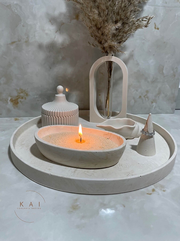 לחיצה להגדלת תמונה הכנת מוצרים מיוחדים לעיצוב הבית בעזרת גבס ייחודי - JESMONITE AC 100