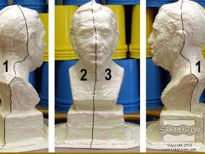 לחיצה להגדלת תמונה תמונה זו מציגה את 3 האזורים המוגדרים של מעיל התמיכה.