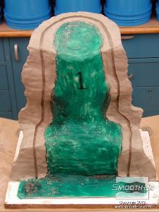 לחיצה להגדלת תמונה קיר ההפרדה מחימר נטול גופרית LBT/NSP מוכן.