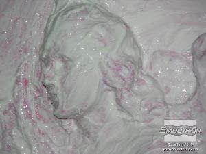 לחיצה להגדלת תמונה השכבה השניה צריכה להיות מעט עבה יותר מהשכבה הראשונה. סך הכל יהיה 4 שכבות.