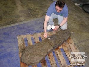 לחיצה להגדלת תמונה ראשית, אוטמים את המצבה בחומר אטימה וקס משחתי Sonite Wax.