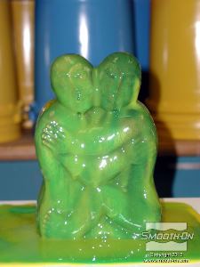 לחיצה להגדלת תמונה עושים את השכבת הסיליקון השניה עבה יותר מהראשונה.