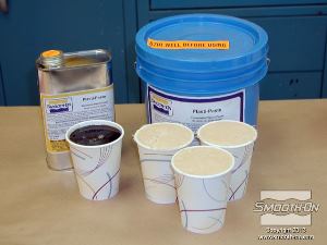 לחיצה להגדלת תמונה פוליאוריטן קשיח מחוזק סיבים למריחה Plasti-Paste תוכנן ע