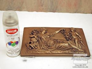 לחיצה להגדלת תמונה כדי למנוע מהמתכת להתחמצן ניתן לרסס שכבת הגנה כדי להגן על הגימור. 