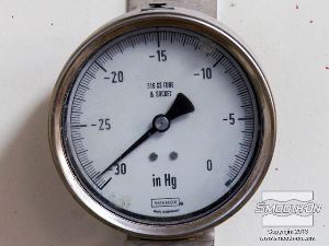 לחיצה להגדלת תמונה משאבת הוואקום צריכה להיות מסוגלת לייצר לחץ של 29 אינצ' כספית.