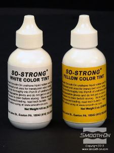 לחיצה להגדלת תמונה צובעים את הפוליאוריתן Smooth-Cast® 325 בעזרת פיגמנט SO-Strong.