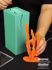 לחיצה להגדלת תמונה היציקה הסופית היא העתק מושלם של המודל המקורי.