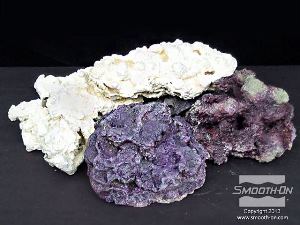 לחיצה להגדלת תמונה יציקת הפוליאוריתן Smooth-Cast® 321 הצבועה נראית בדיוק כמו סלע חי אמיתי. מגוון הצורות והצבעים שניתן ליצור בשיטה זו הוא אינסופי.