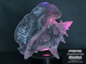 לחיצה להגדלת תמונה תצוגה עם אורות בצבעים מתחלפים.