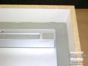 לחיצה להגדלת תמונה משטיחים ומחליקים את קצוות ומשטחי החימר.