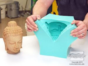 לחיצה להגדלת תמונה כעת התבנית מוכנה ליציקה.