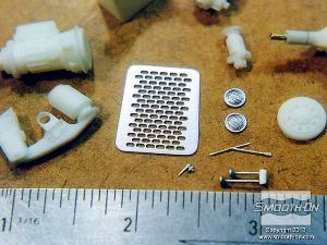 לחיצה להגדלת תמונה אפשר גם ליצוק מתכות בעלות טמפ' התכה נמוכה לתבניות סיליקון OOMOO.