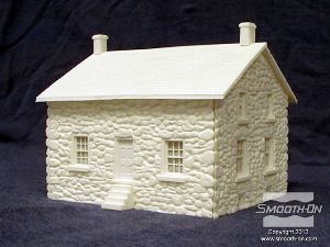 לחיצה להגדלת תמונה בתמונה, יציקת בית עבור נוף לרכבות מיניאטוריות משרף פוליאוריתן Smooth-Cast® 300.