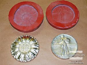 לחיצה להגדלת תמונה אפשר ליצור יציקות רבות בעזרת תבנית מ סיליקון עמיד בטמפרטורה גבוהה- Mold Max® 60 .