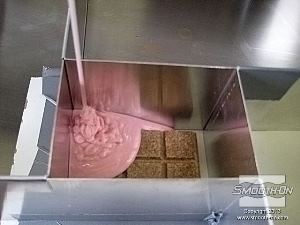 לחיצה להגדלת תמונה הסיליקון מתפלס על פני המודל