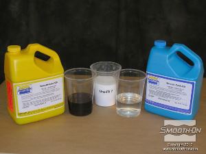 לחיצה להגדלת תמונה היציקה: משתמשים בפוליאוריתן Smooth-Cast® 320 מעורבב עם מלאן (פילר) Ure-fil® 7 ביחס ערבוב 1 חלק A ל1חלק B ל2 חלקים Ure-fil® 7, לפי נפח.