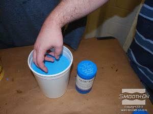 לחיצה להגדלת תמונה לאחר ערבוב, האלגינט מוכן להעתקת גוף.