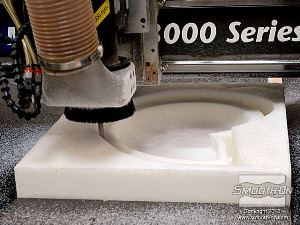 לחיצה להגדלת תמונה הכרסם יודע לתכנן את המוצר, ניתן לכרסמו או ב SikaBlock לוחות פוליאוריטן לכרסום או בFOAM  IT 8 שהוא פוליאוריטן מוקצף ליציקה שלאחר ההתנפחות הוא ניתן לכרסום.