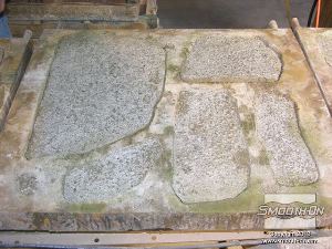 לחיצה להגדלת תמונה נותנים לבטון להתקשות.