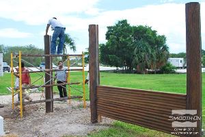 לחיצה להגדלת תמונה העומדים התומכים חוברו לבסיס בקוטר 45 ס