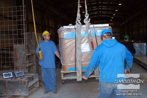 לחיצה להגדלת תמונה מביאים לאזור העבודה  אריזות טות (TOTE) של פוליאוריטן גמיש ליציקה Vytaflex 60  (כ