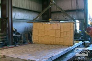 לחיצה להגדלת תמונה כאשר המנוף הגיע להרמה של חצי תבנית המנוף עובר למרכז המודל וממשיך במשיכה. 